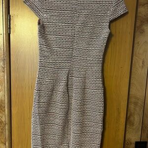 Grace Karin Chic Multicolor Tweed Midi Dress